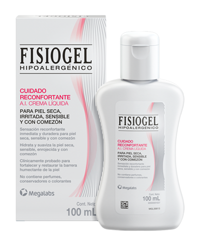 fisogel hipoalergenico, fisiogel, fisiogel cuidado recomfortante, fisiogel crema liquida, fisiogel piel seca, fisiogel