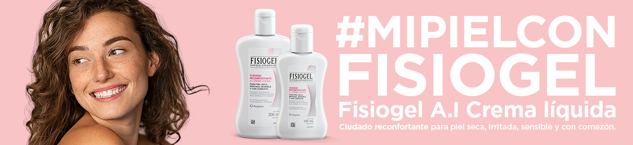 mi piel con fisiogel, fisiogel, fisiogel crema liquida, fisiogel piel seca, cuidado recomfortante fisiogel